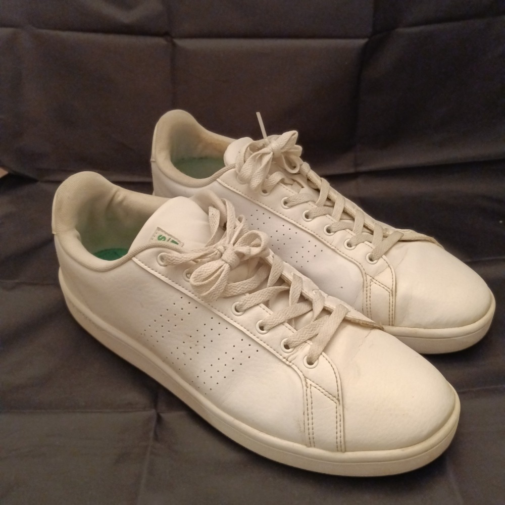 Adidas NEO Cloudfoam HWA 1Y3001 White Men's Lace Up Low Top Sneaker Size‎ US 13